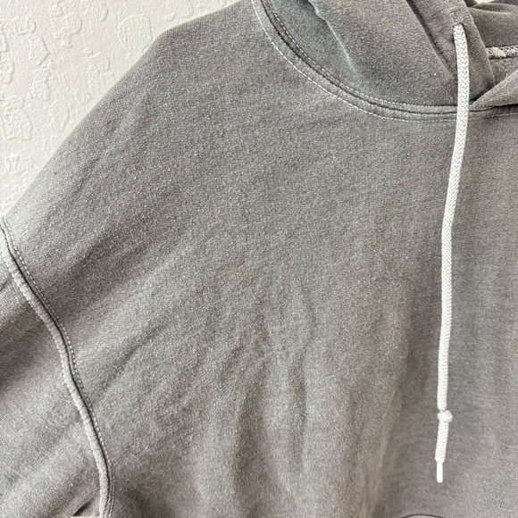 BDG urban Outfitters Retro 70s Floral Have a Nice Day Gray Hoodie S - Picture 6 of 6